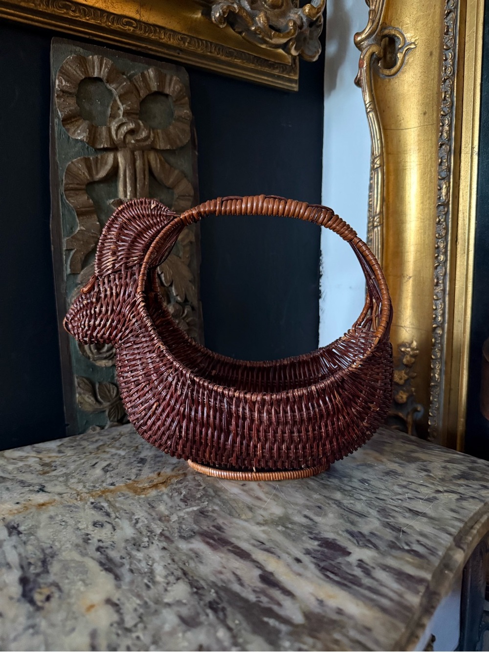 Woven Rabbit Basket